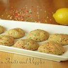 Whole Wheat Lemon Sprinkle Cookies (Vegan)