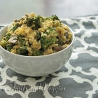 Vegan Broccoli Cheese and Rice Casserole