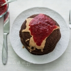 Whole Wheat Chocolate Pancakes with Raspberry Sauce - Guest post 