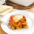 Vegetarian Lasagna with Eggplant Ragu - Guest Post from Flavor the Moments