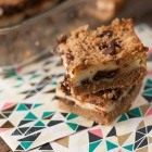 Chocolate Chip Cookie Cheesecake Bars + a Giveaway